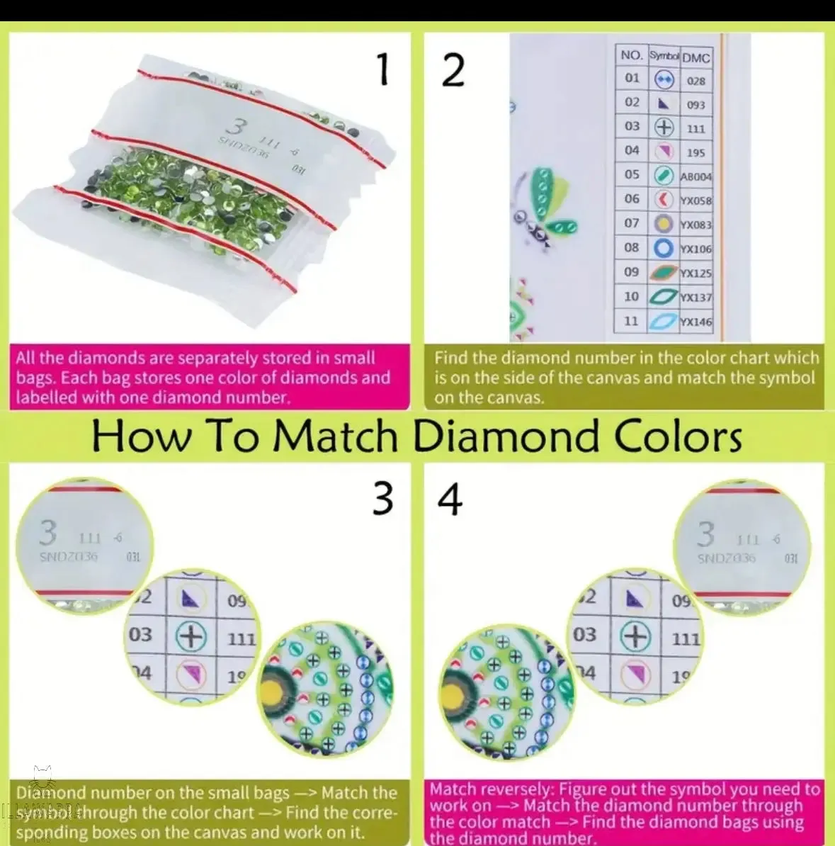 10pcs Diamond Painting Coasters Set - Cat Theme