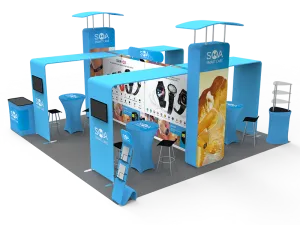 20X20 TRADE SHOW BOOTH DC-02