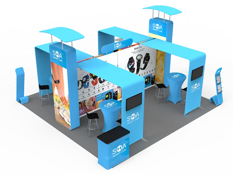 20X20 TRADE SHOW BOOTH DC-02