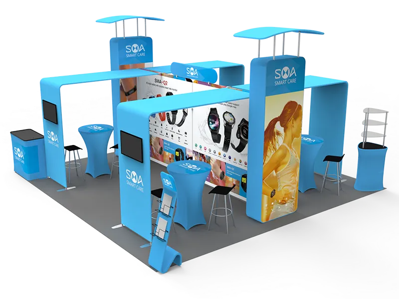 20X20 TRADE SHOW BOOTH DC-02