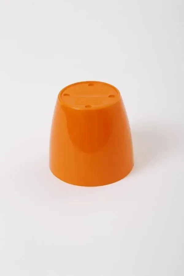 2.5 Inch Orange Singapore Pot (67mm)