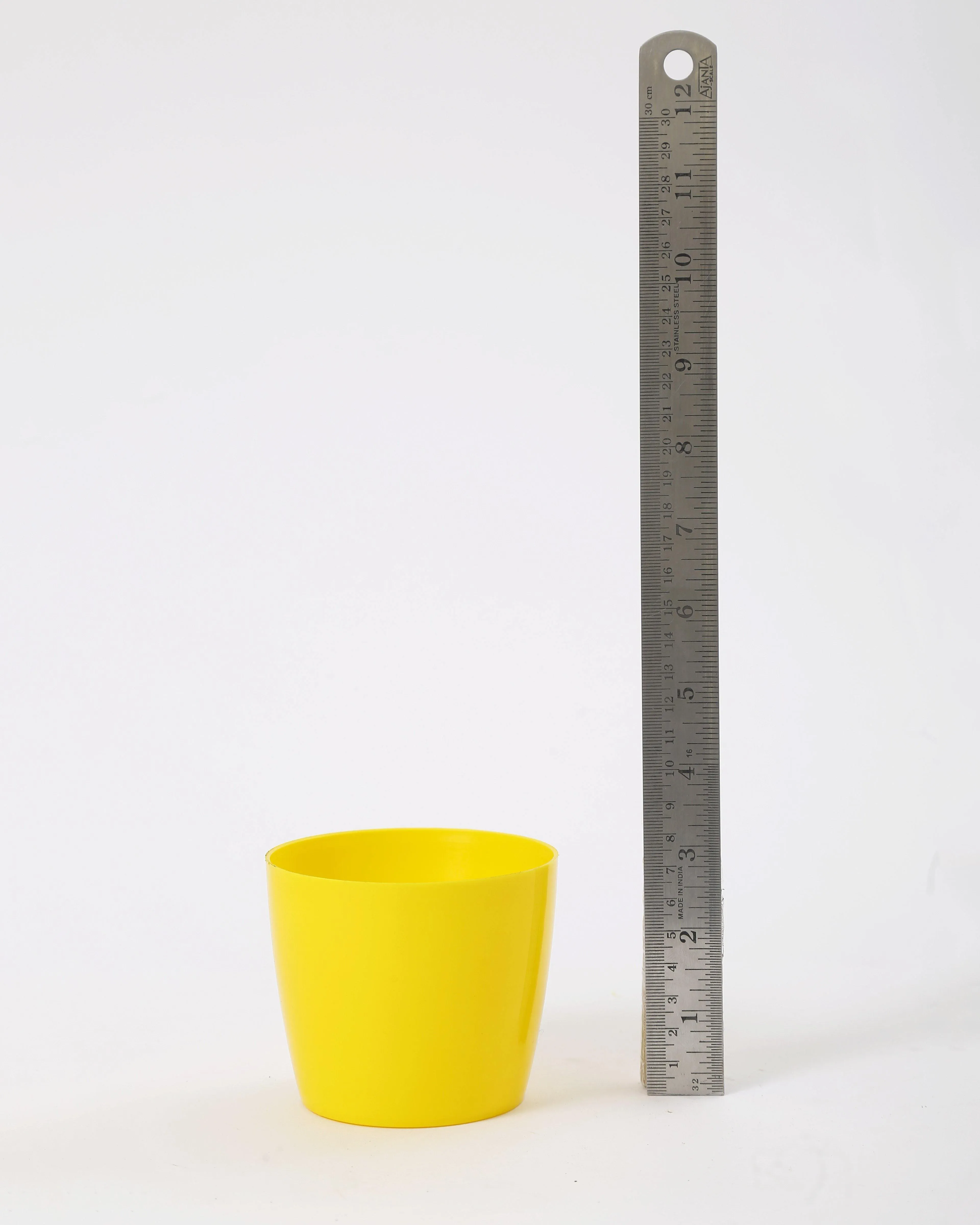 3.5 Inch Yellow Singapore Pot (90mm)