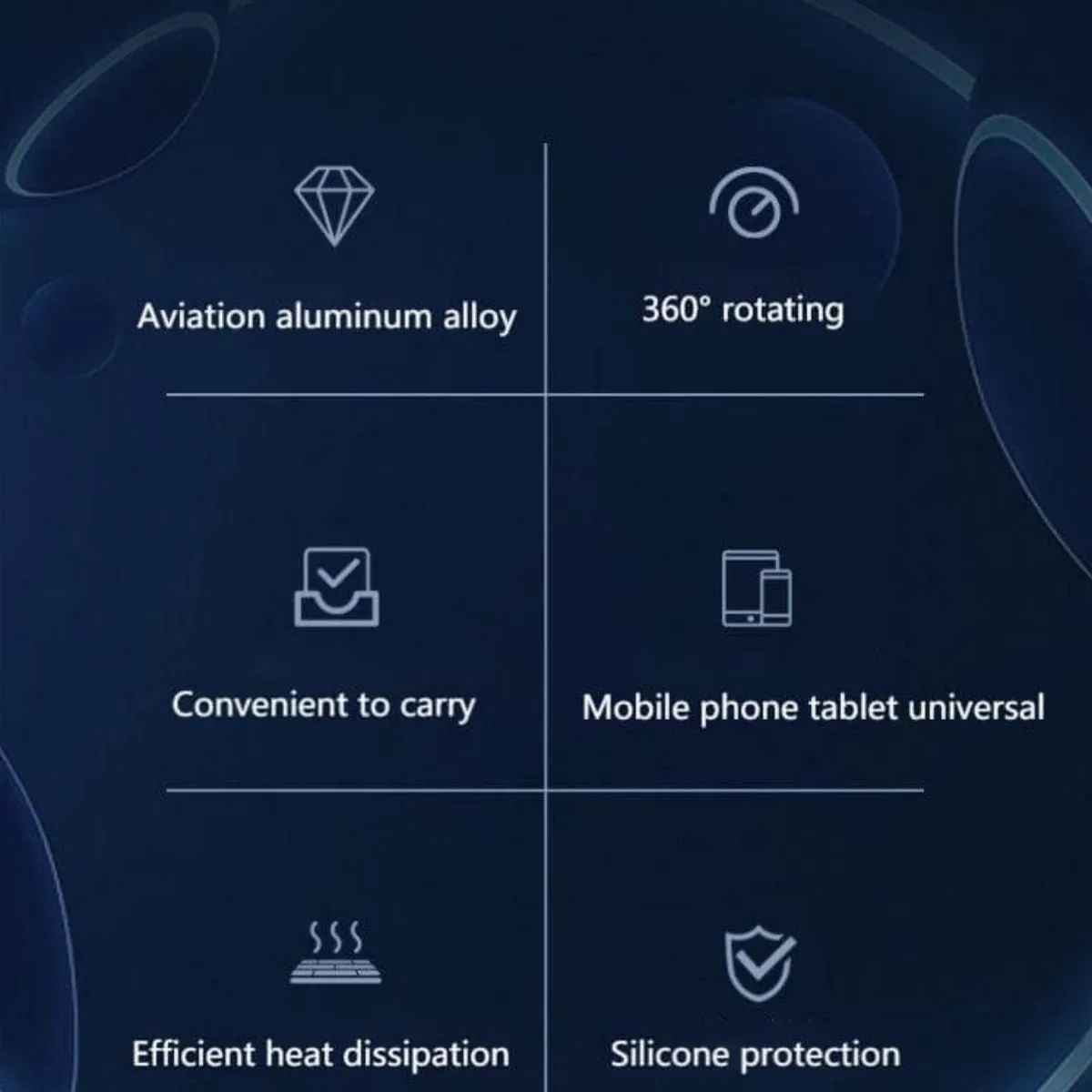 360 Degree Rotating Adjustable Phone Stand
