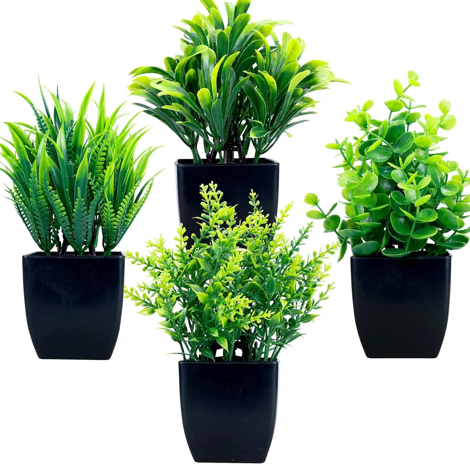 4 Pack Fake Plants