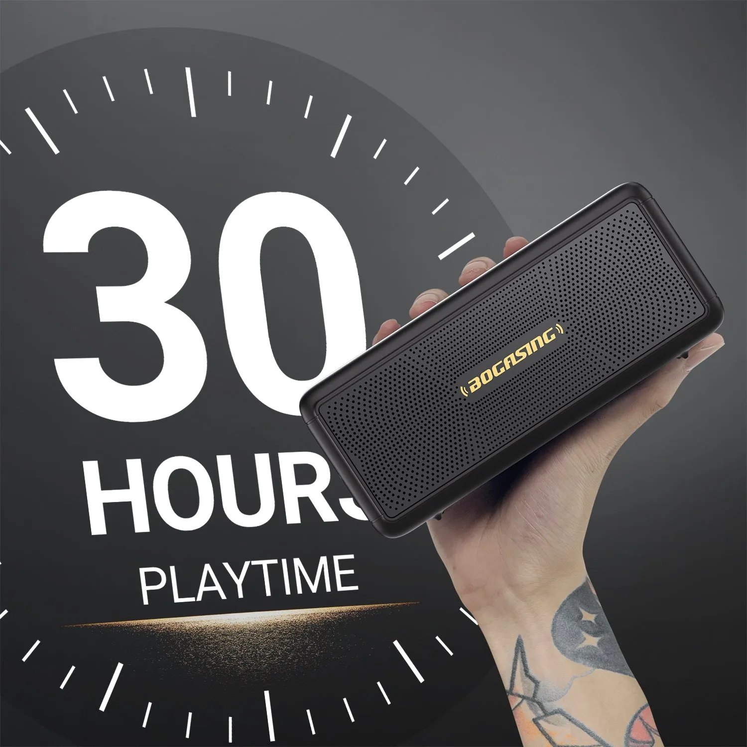 40W High-Power Portable Bluetooth Speaker