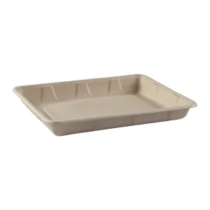 9.4" x 6.9" x 1.2" Molded Fiber Mini Trays, Case of 250