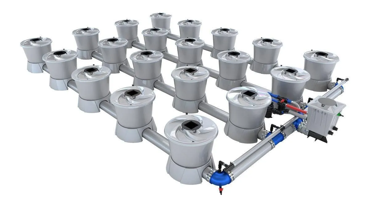 Alien Hydroponics - V-SYSTEM 20 Pot 4 Row Kit