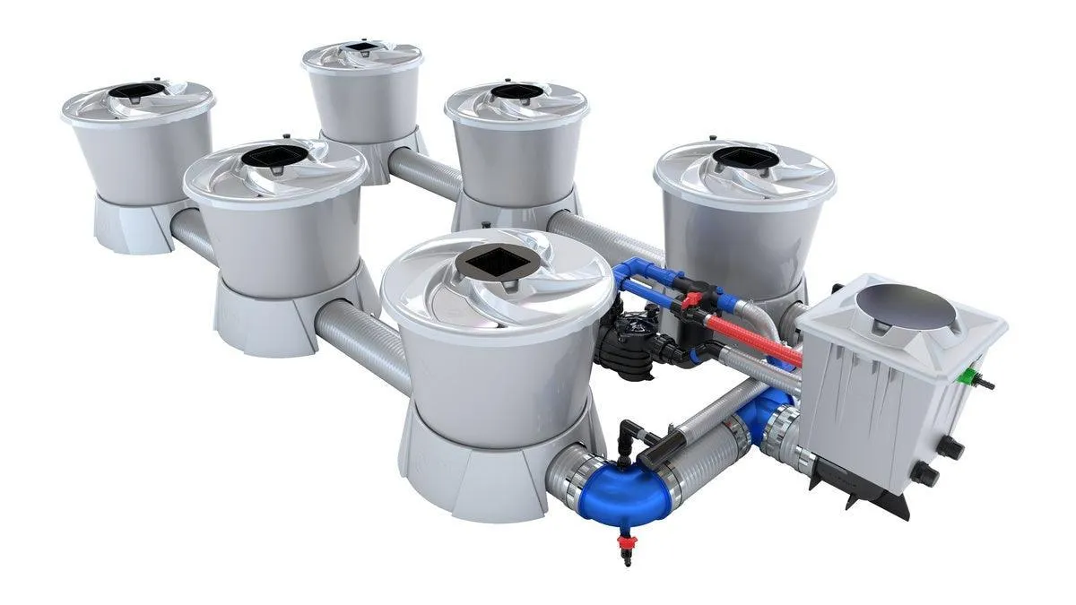 Alien Hydroponics - V-SYSTEM 6 Pot 2 Row Kit