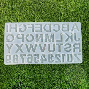 Alphabets & Numbers - Silicon Jewellery Mould