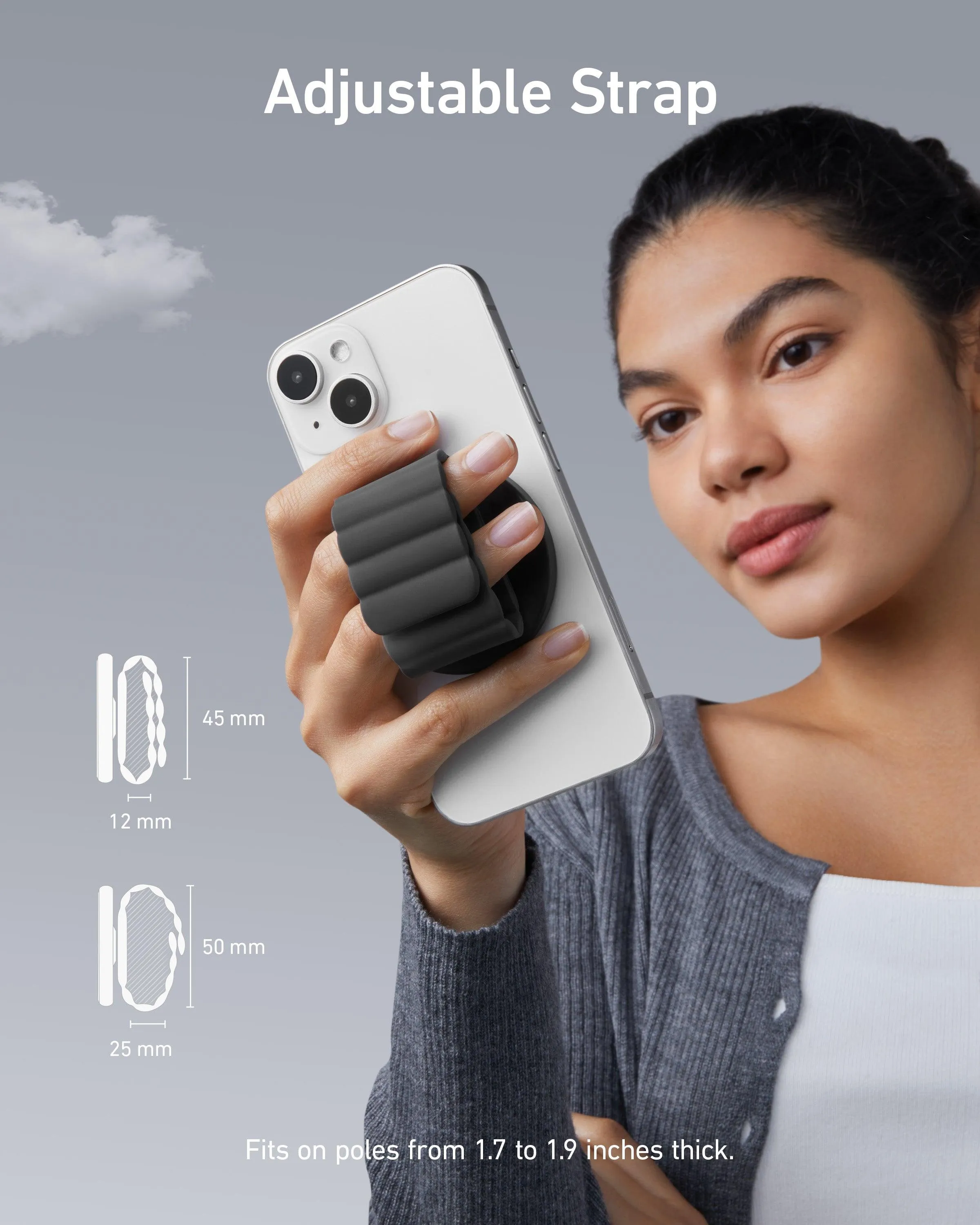 Anker 620 MagGo Phone Grip -Black
