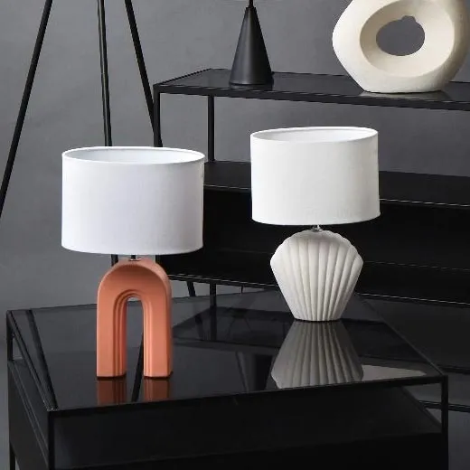 Archie Coral Table Lamp (39cm)