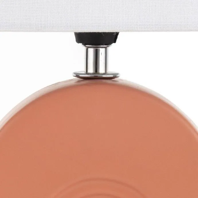 Archie Coral Table Lamp (39cm)