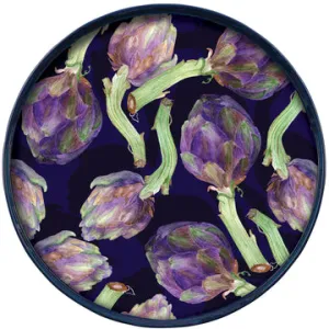 Artichoke Delight 15" Round Tray