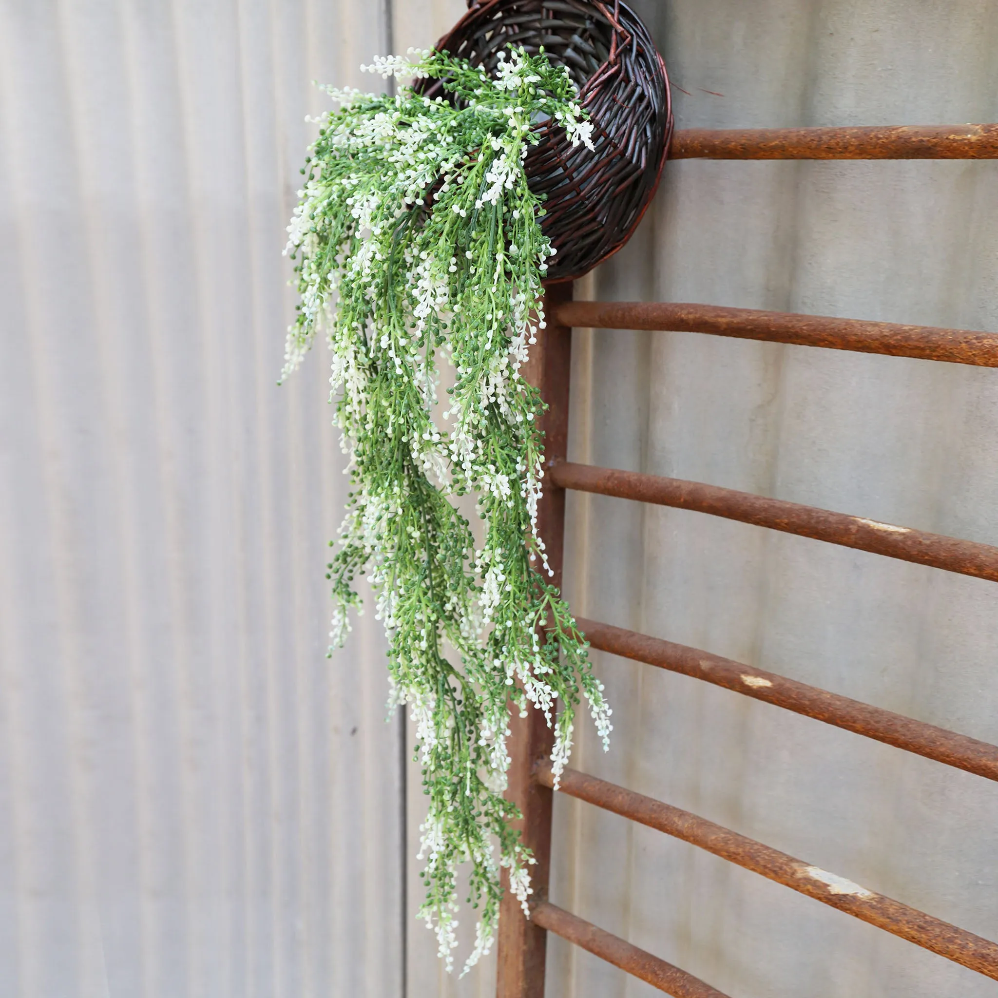 Artificial Hanging Plants for Wall Basket Planters