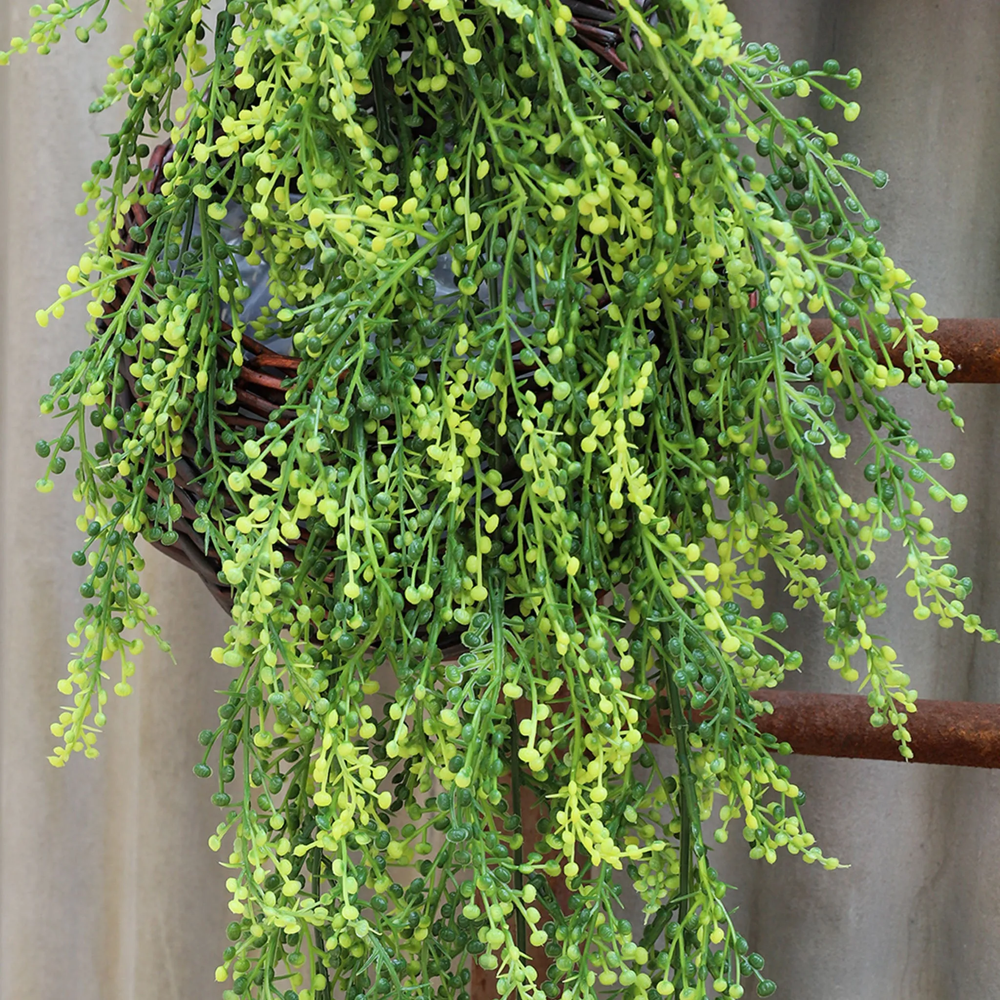 Artificial Hanging Plants for Wall Basket Planters