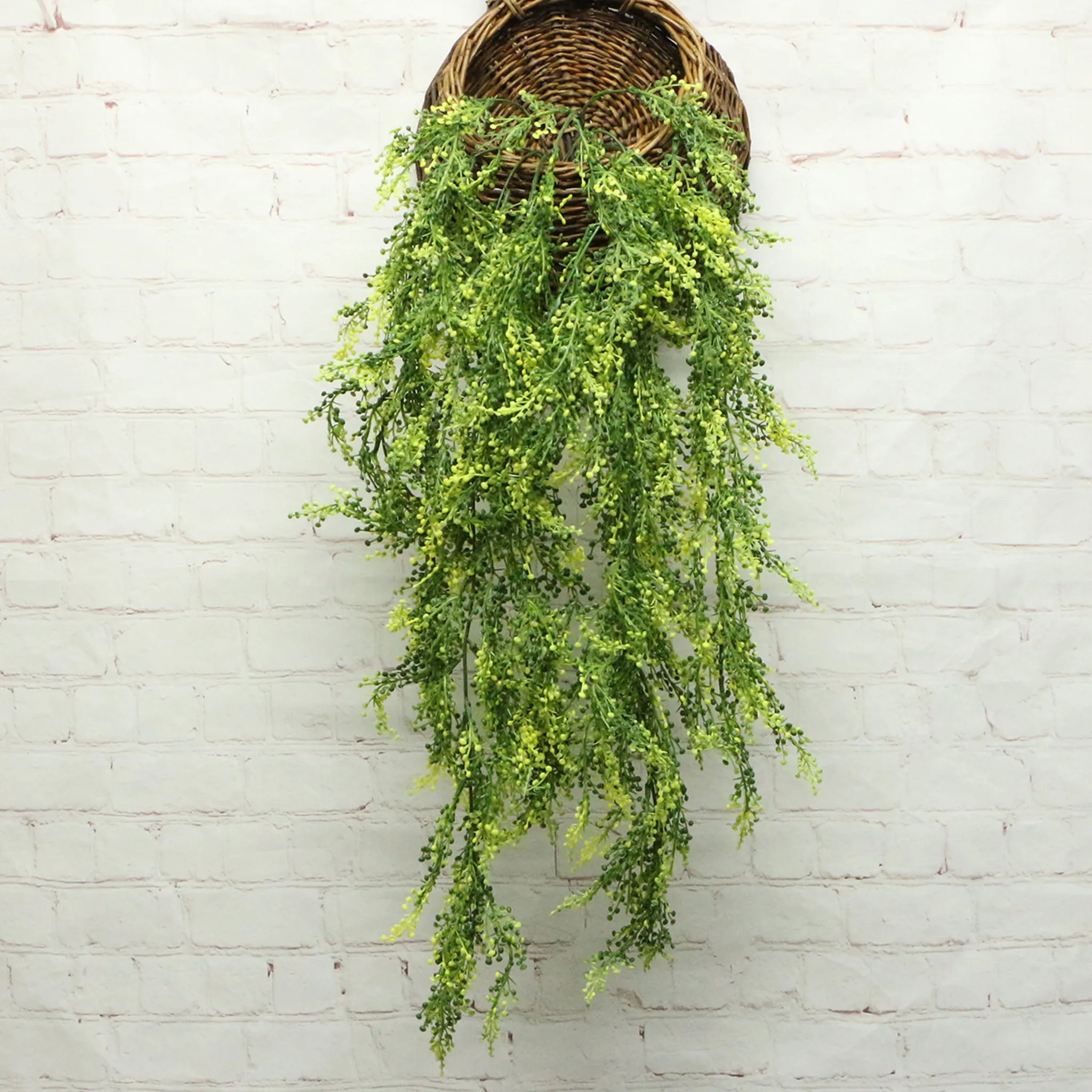Artificial Hanging Plants for Wall Basket Planters