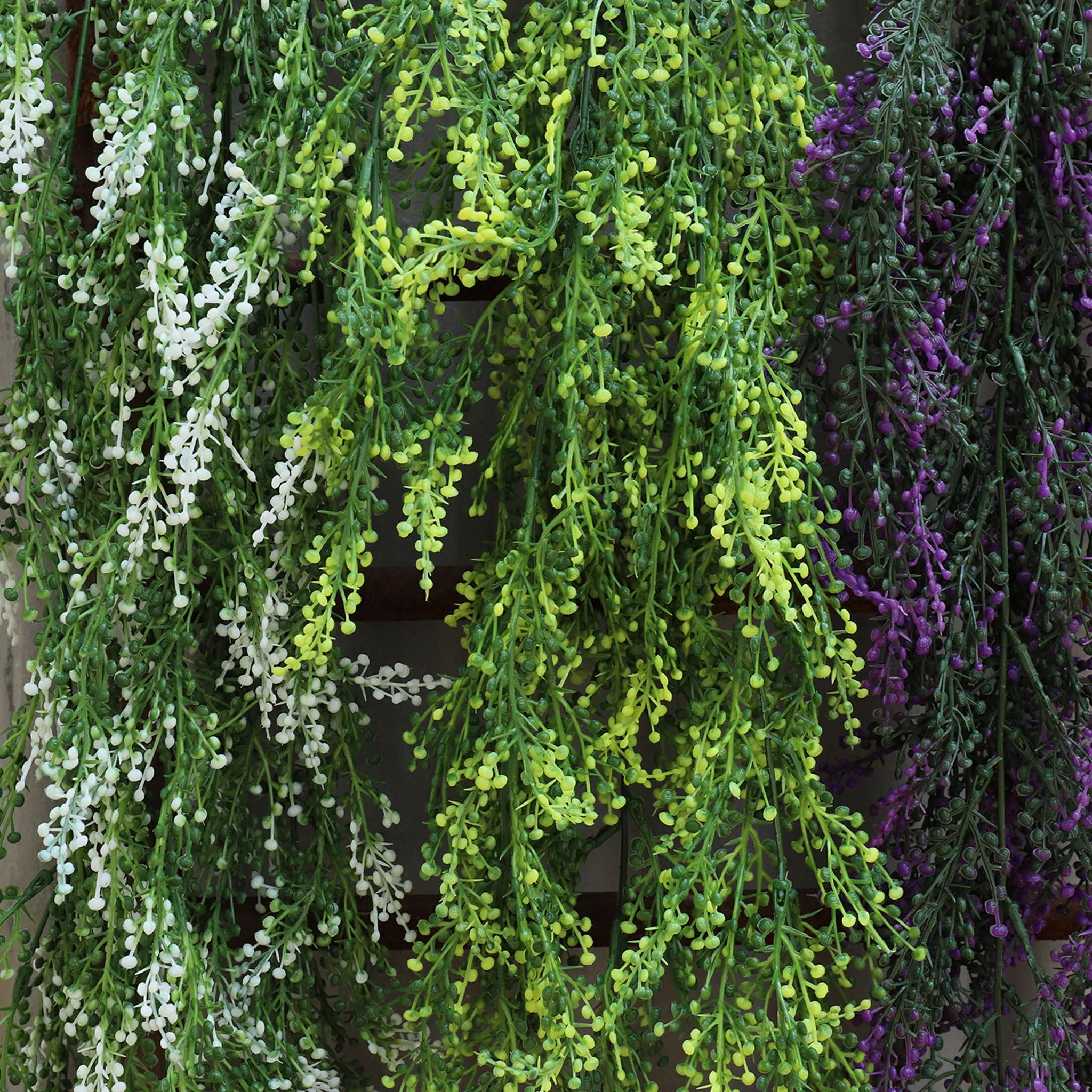 Artificial Hanging Plants for Wall Basket Planters