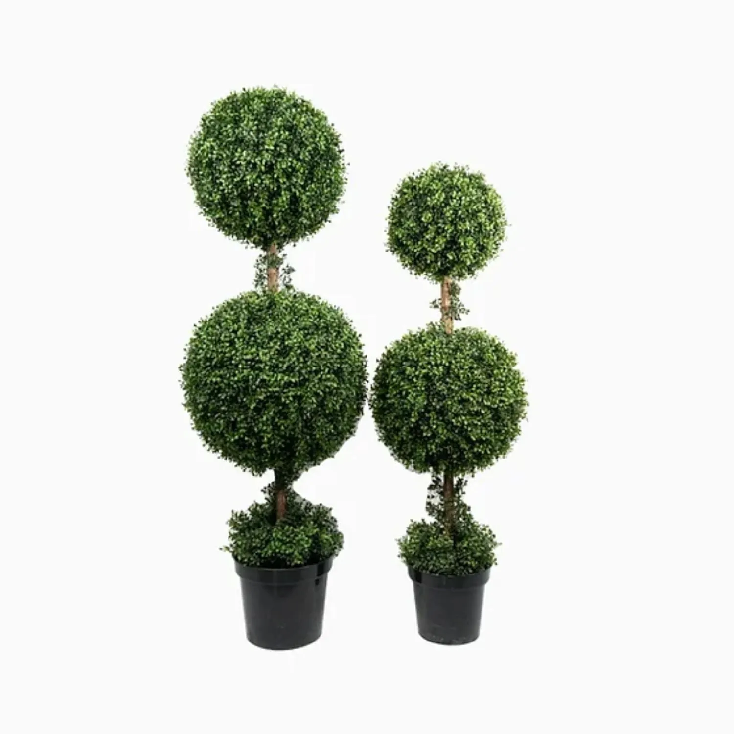 Artificial Outdoor Boxwood Dual Orb Tree
