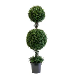 Artificial Outdoor Boxwood Dual Orb Tree