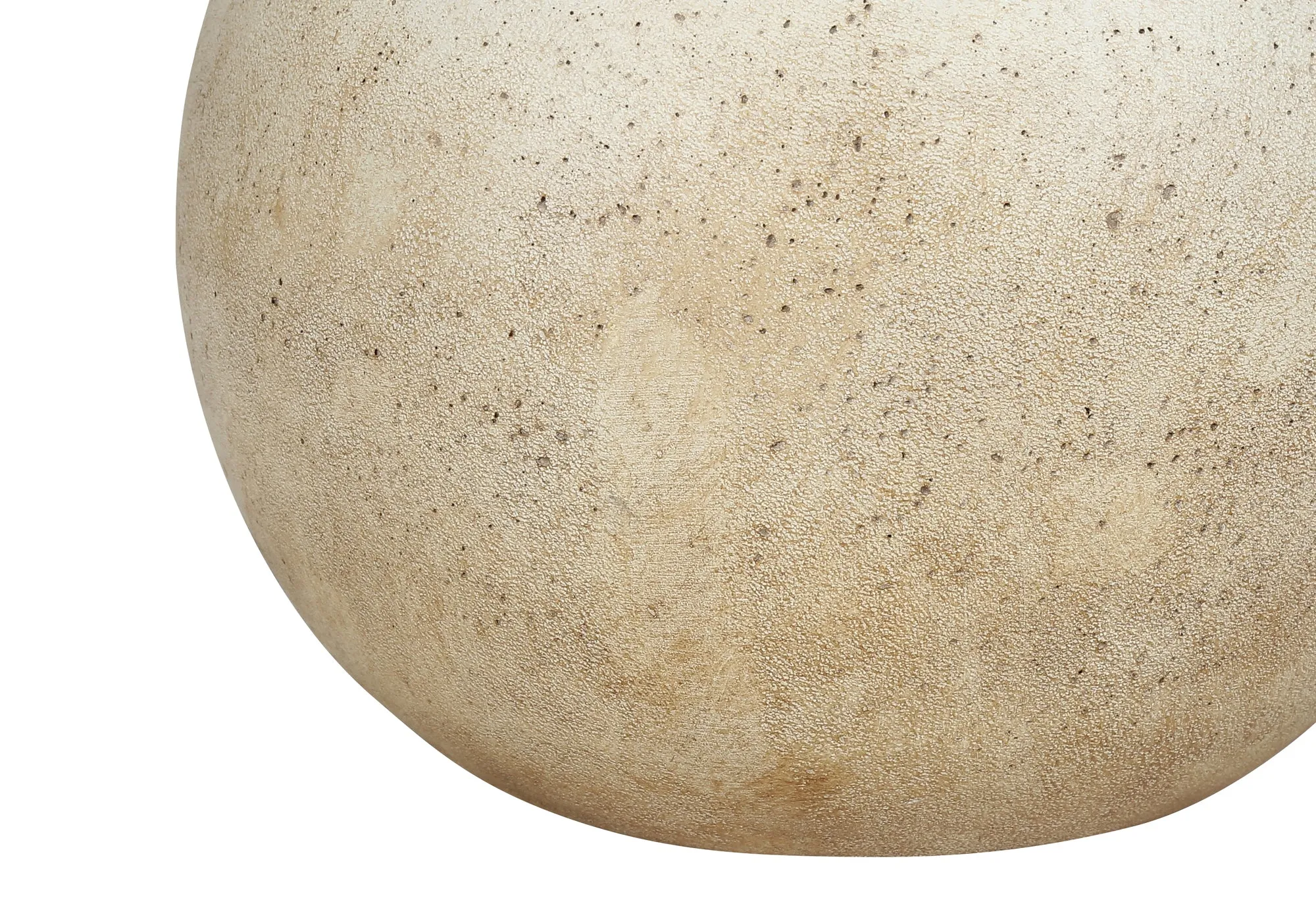 BeauteLumina - Contemporary Beige Concrete Table Lamp, 20"H, with Beige Shade