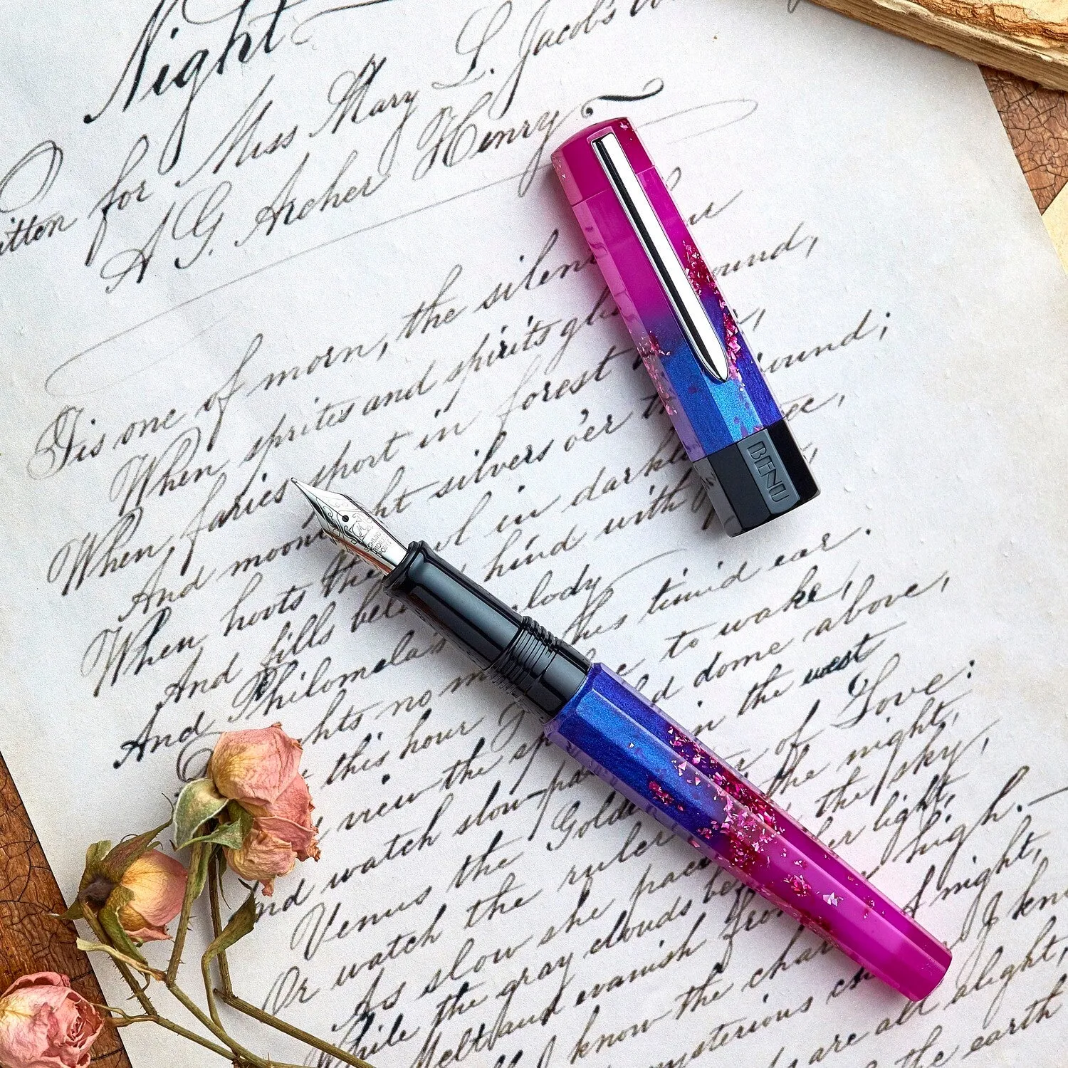 BENU Euphoria Fountain Pen, Love Story (Luminescent)