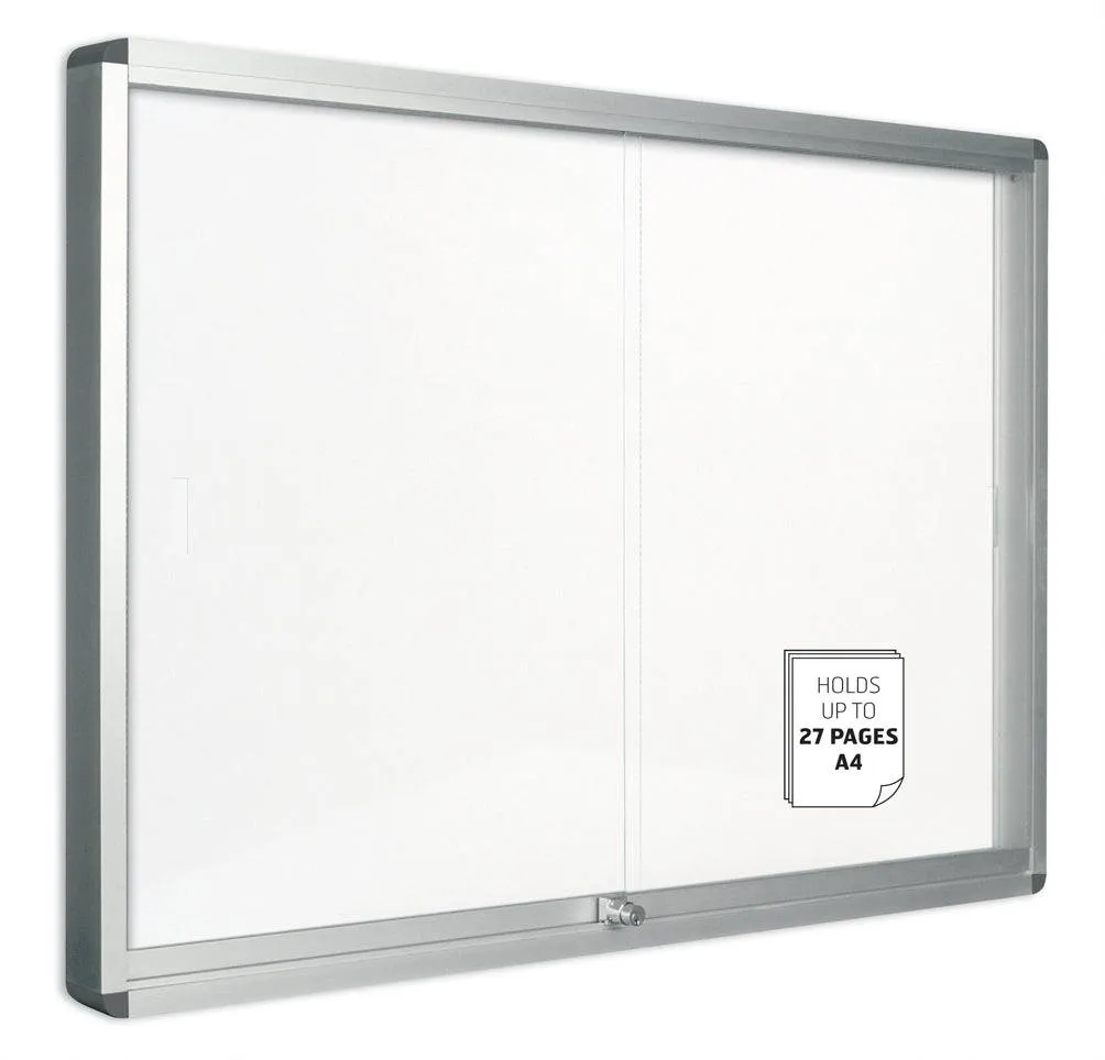 Bi-Office Double Door White Window Display - VT640109160