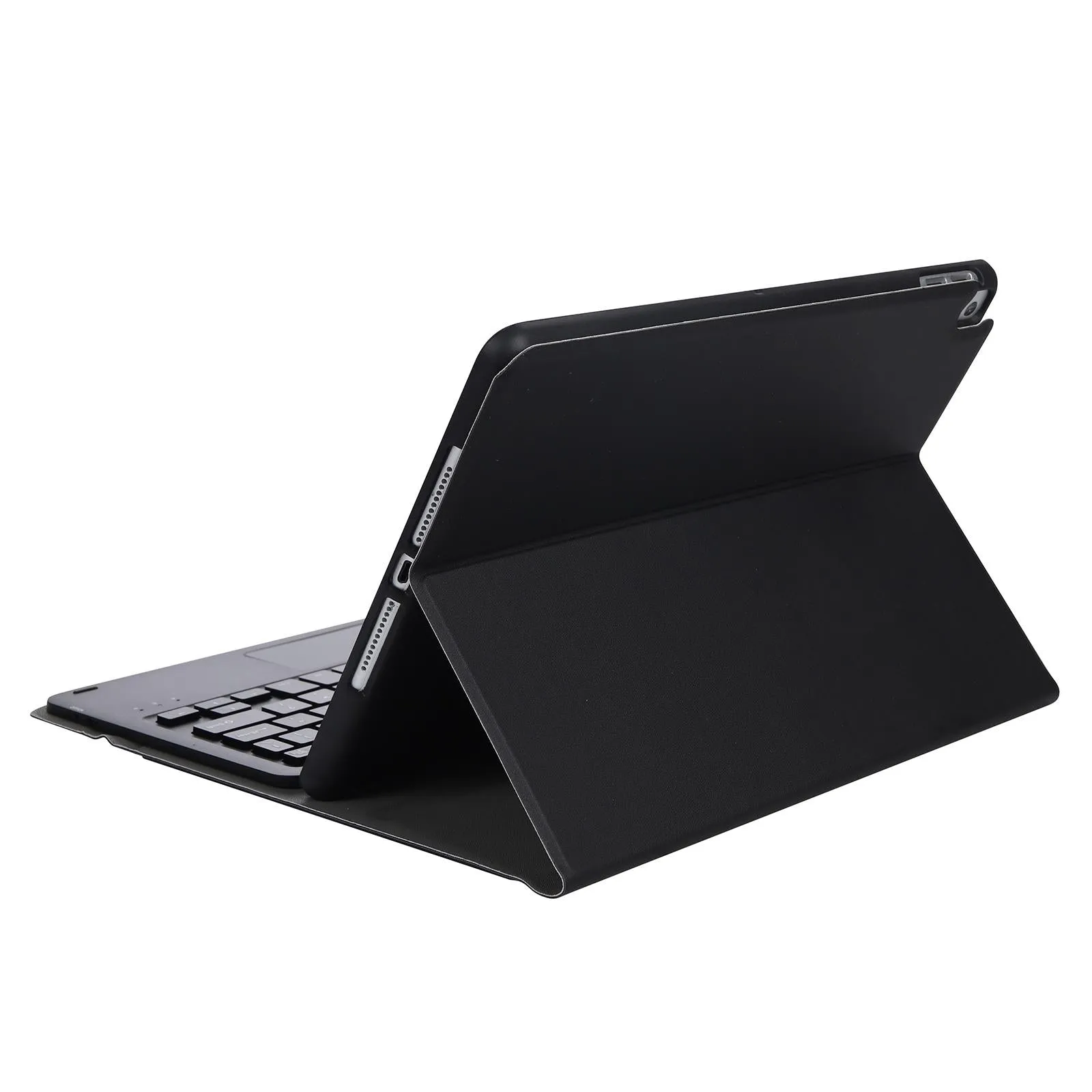 Bluetooth Keyboard Leather Case For Ipad 9.7 - Touch Control - Lambskin Texture - Fits 2018 / 2017 Pro & Air 2