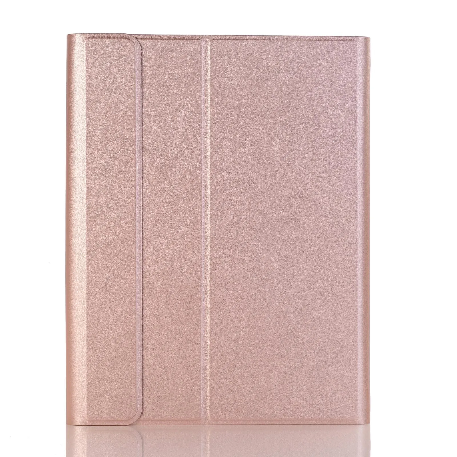 Bluetooth Keyboard Leather Case For Ipad 9.7 - Touch Control - Lambskin Texture - Fits 2018 / 2017 Pro & Air 2