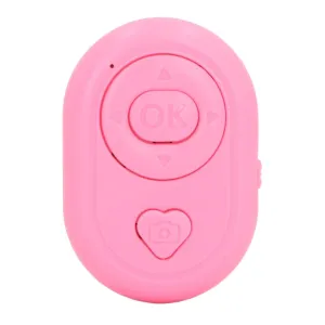 Bluetooth Selfie Camera Controller Pink