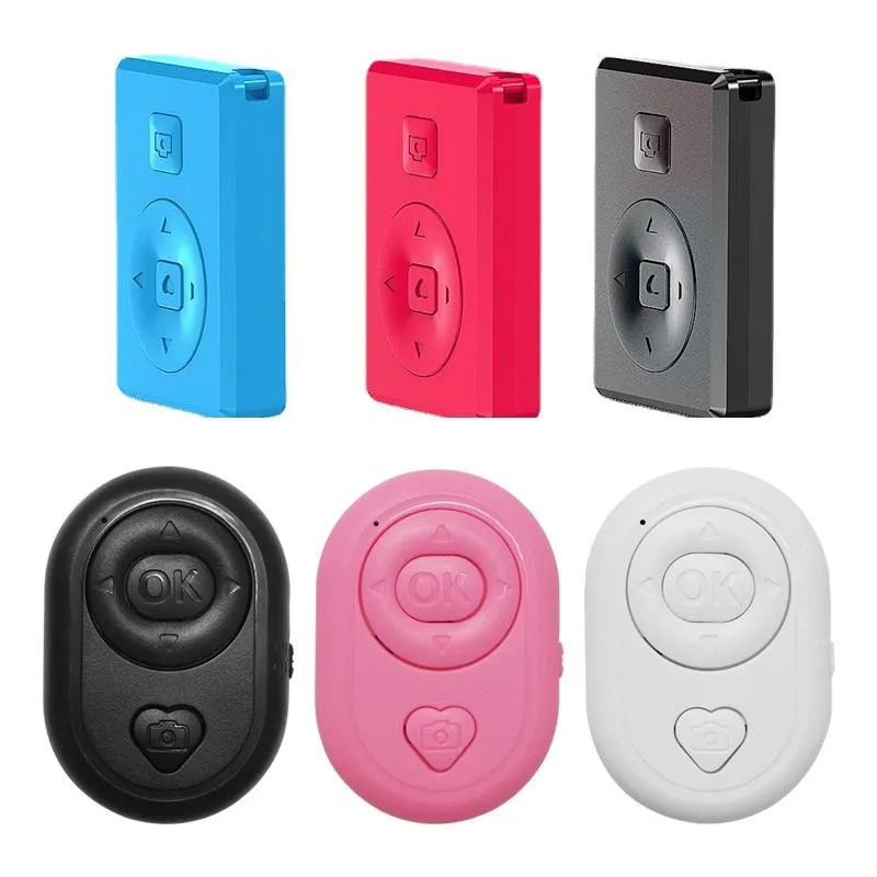 Bluetooth Selfie Camera Controller Pink