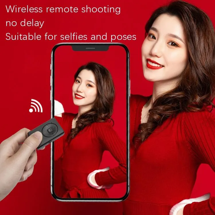 Bluetooth Selfie Camera Controller Pink