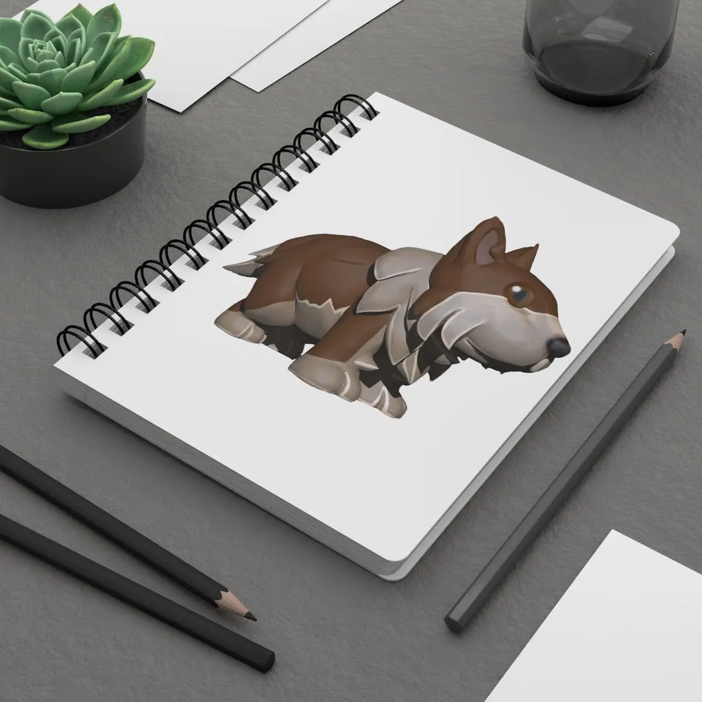 Brown Dog Spiral Bound Journal