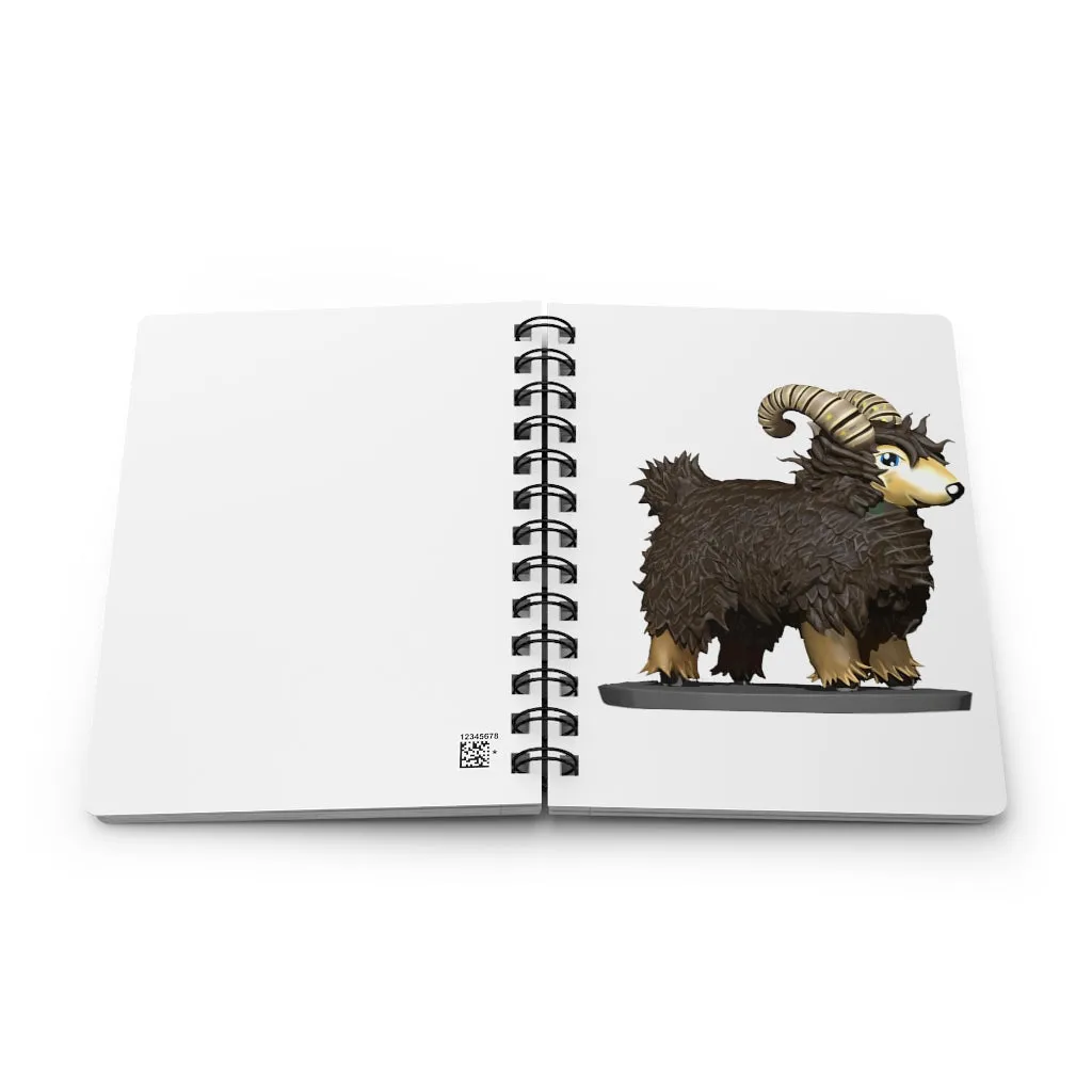 Brown Sheep Spiral Bound Journal