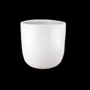 CERAMIC POT WHITE 17x17cm