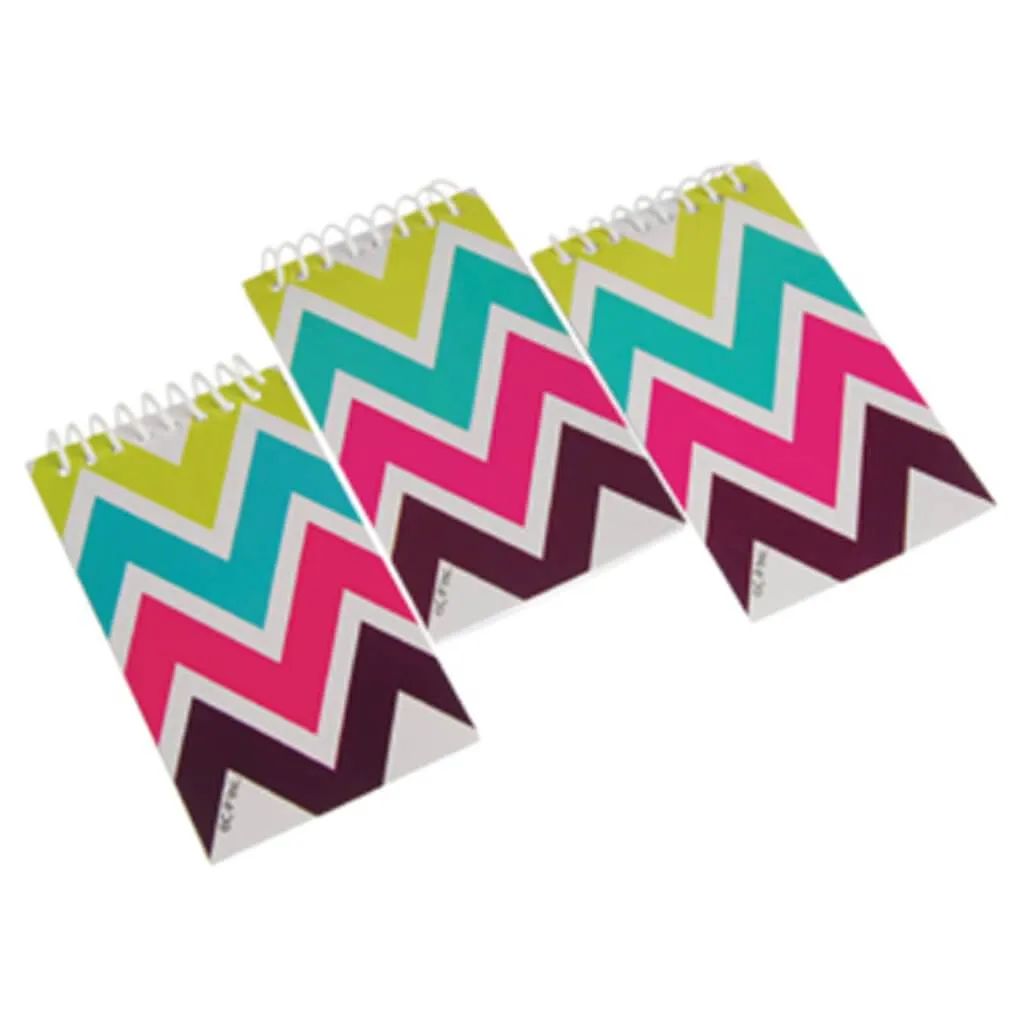 Chevon Patterned Notebooks