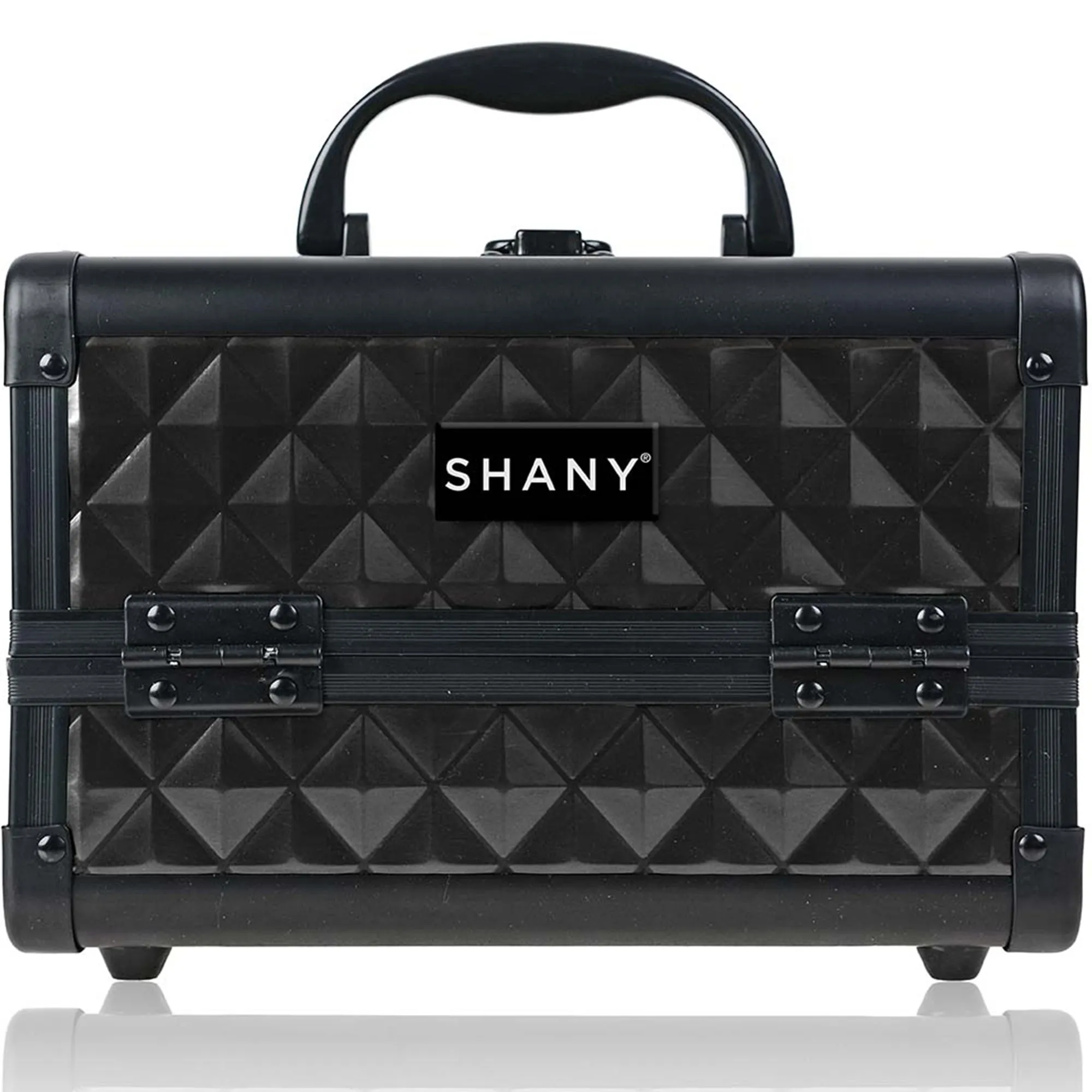 Chic Makeup Train Case with Mirror