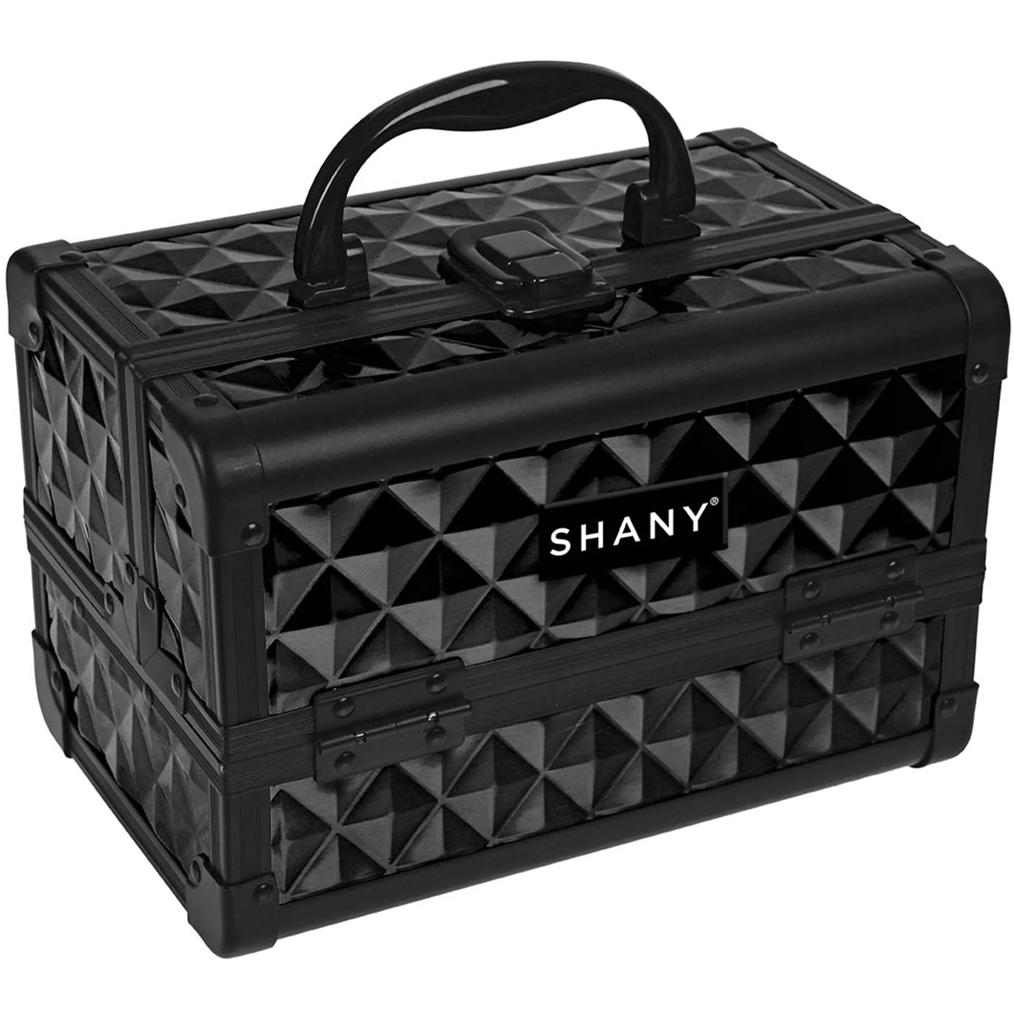Chic Makeup Train Case with Mirror