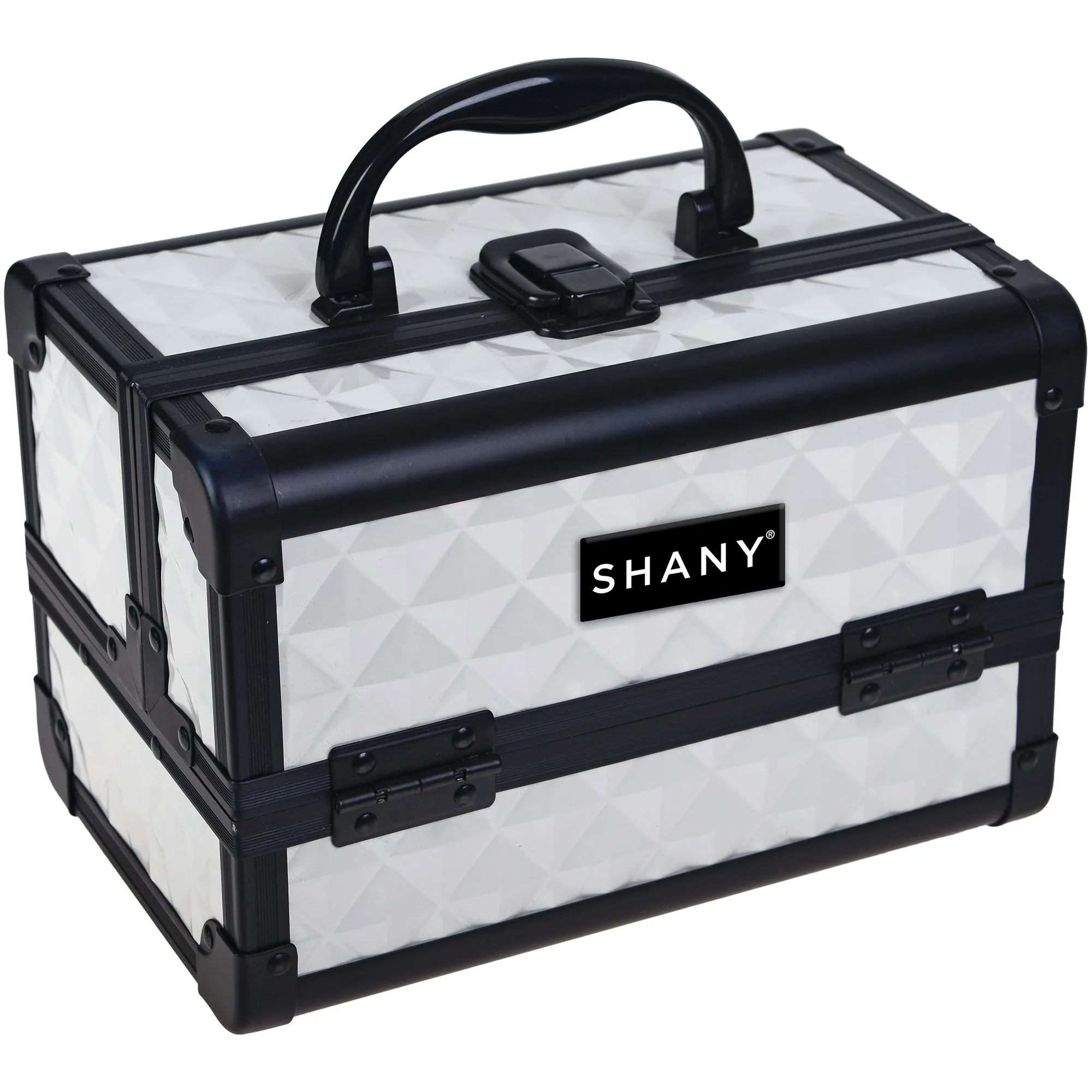 Chic Makeup Train Case with Mirror
