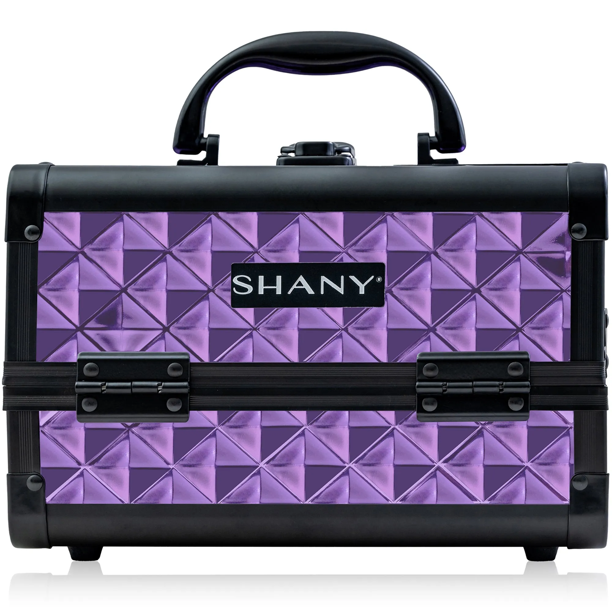Chic Makeup Train Case with Mirror