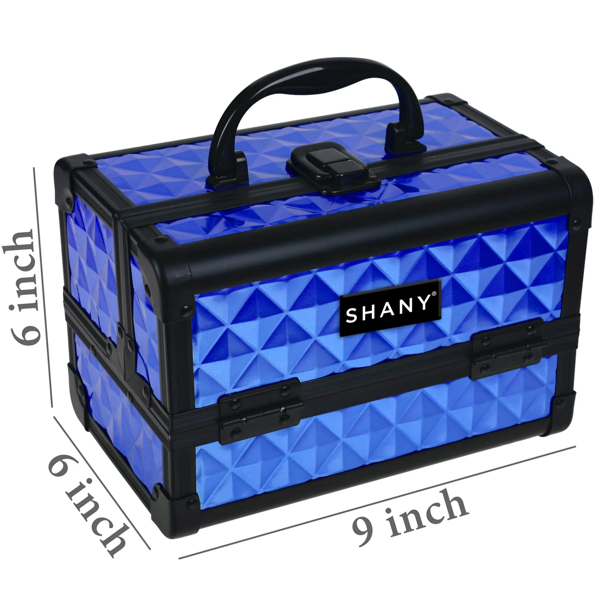 Chic Makeup Train Case with Mirror