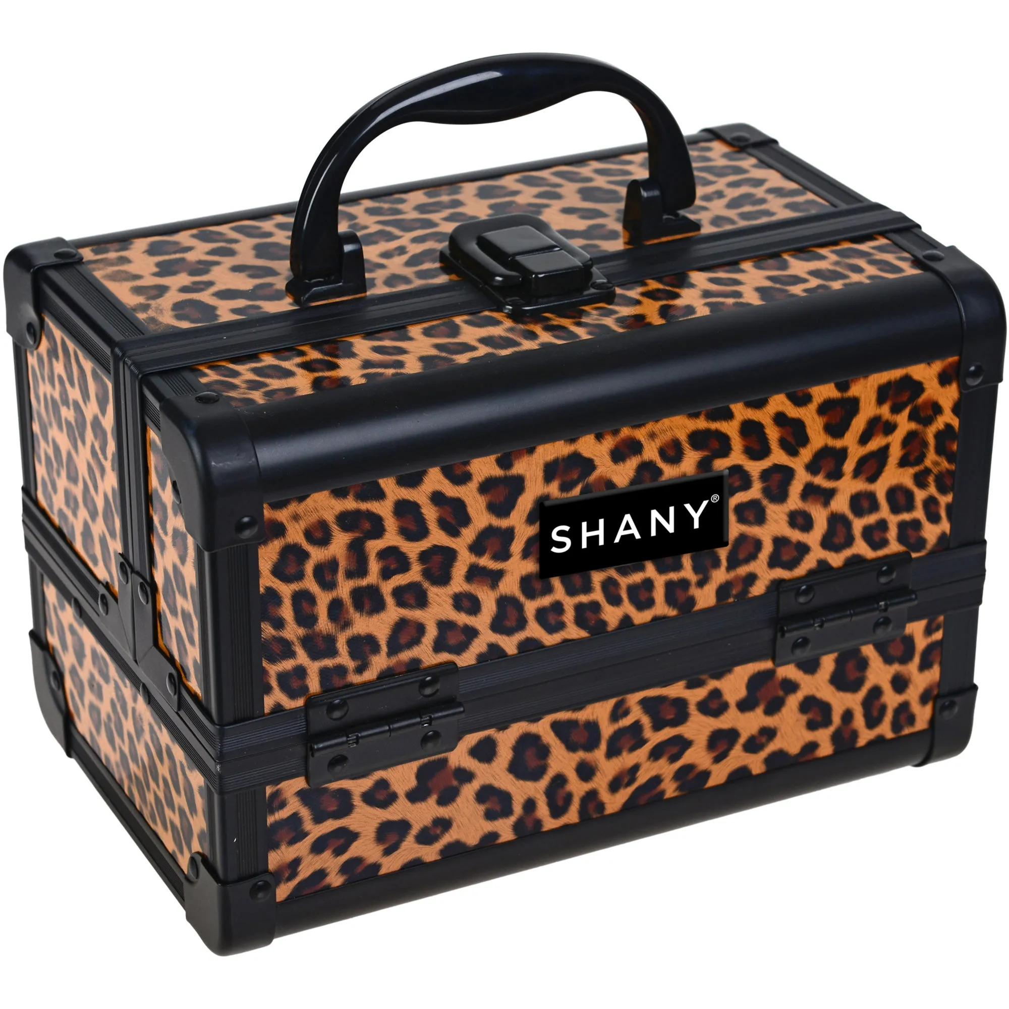 Chic Makeup Train Case with Mirror