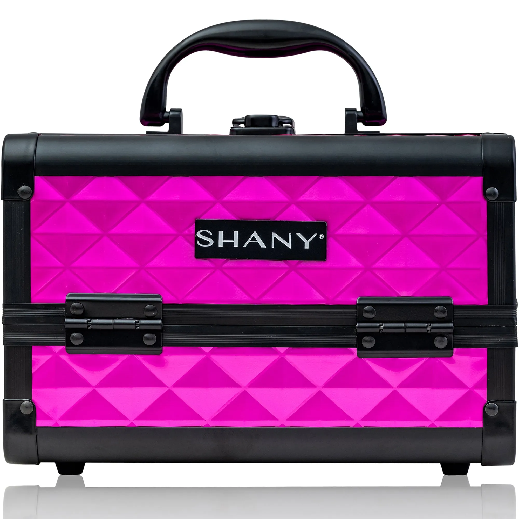 Chic Makeup Train Case with Mirror