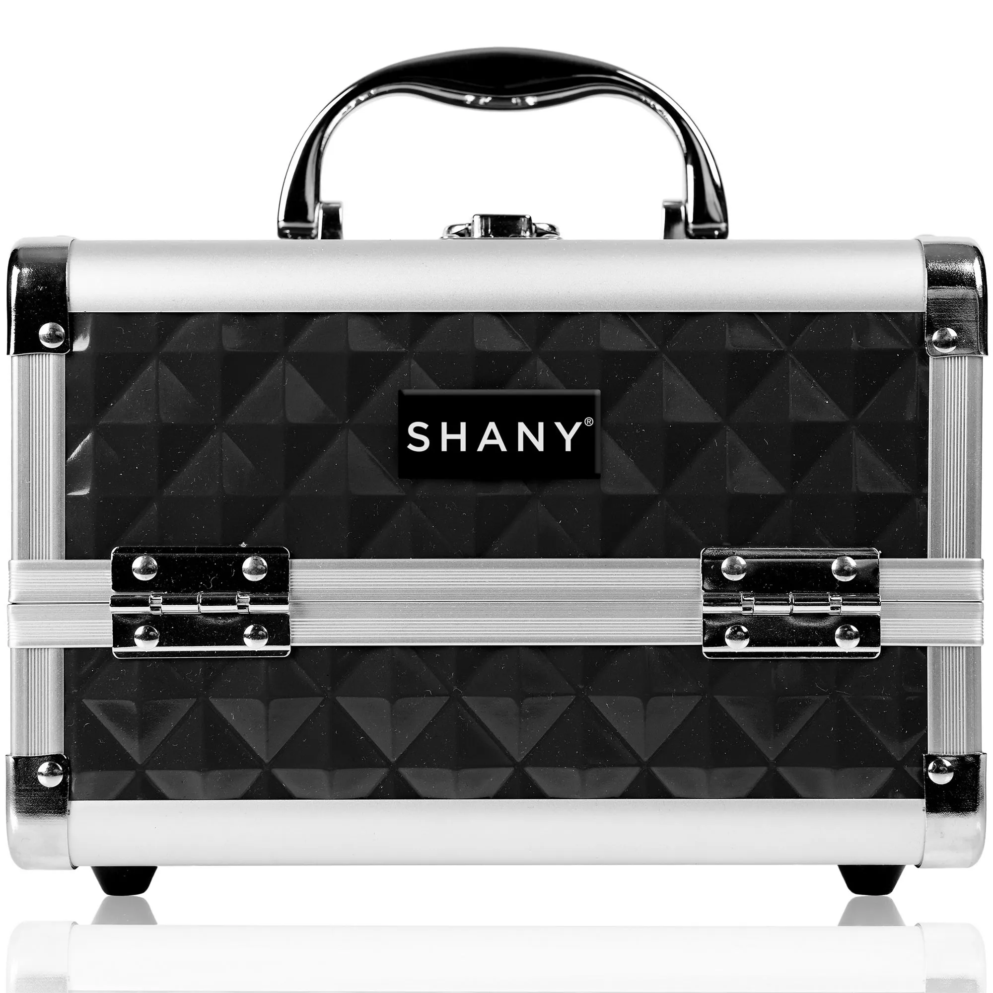 Chic Makeup Train Case with Mirror