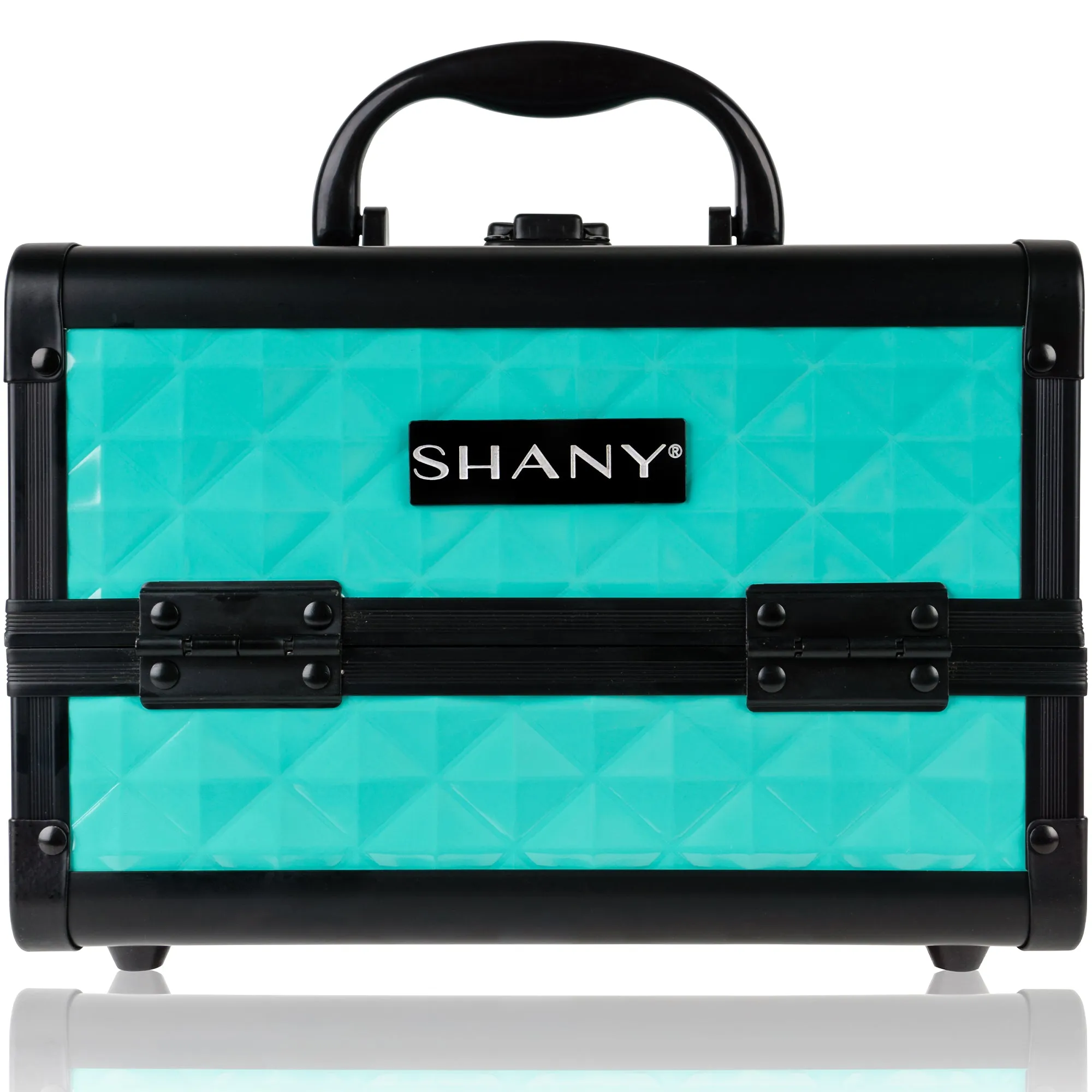 Chic Makeup Train Case with Mirror