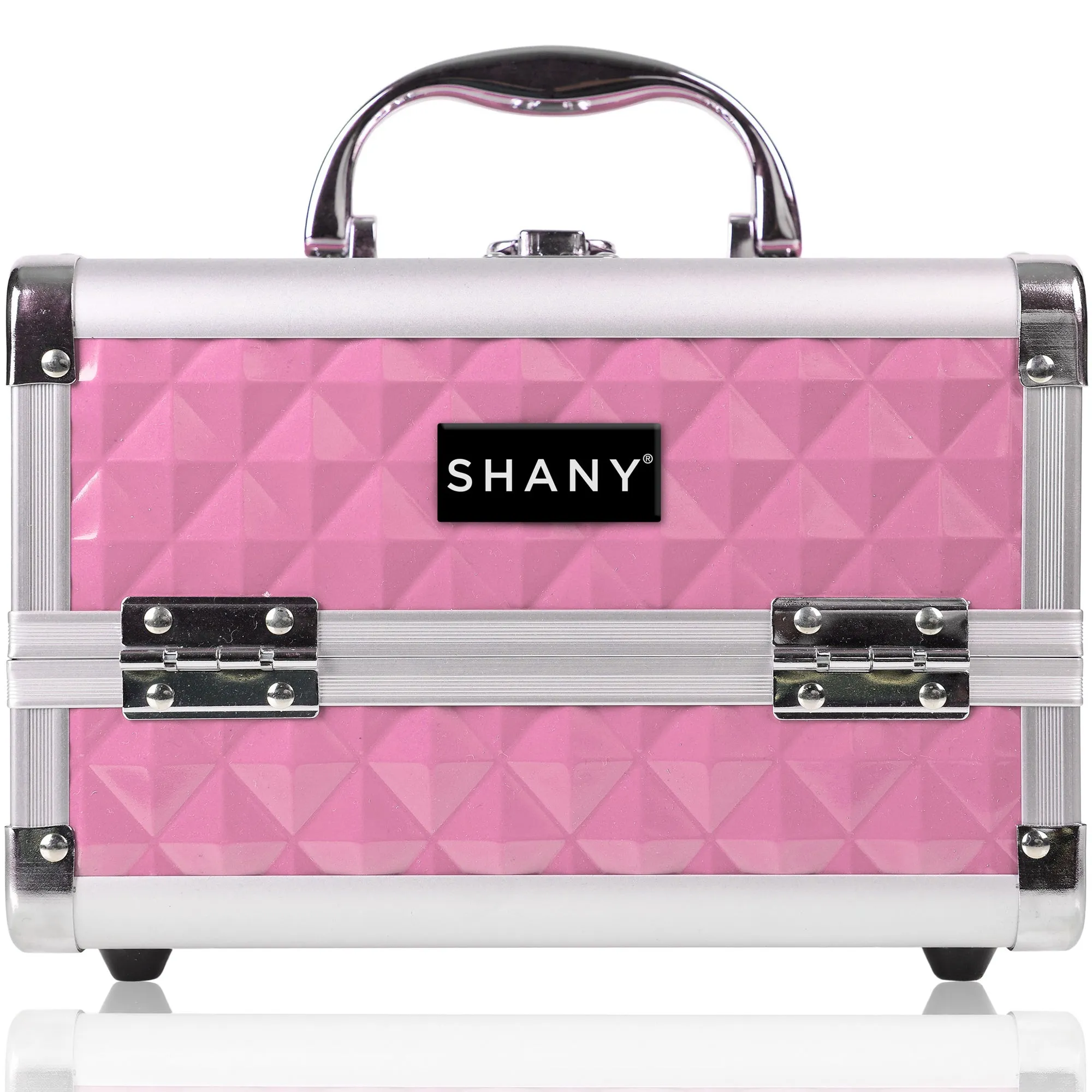 Chic Makeup Train Case with Mirror