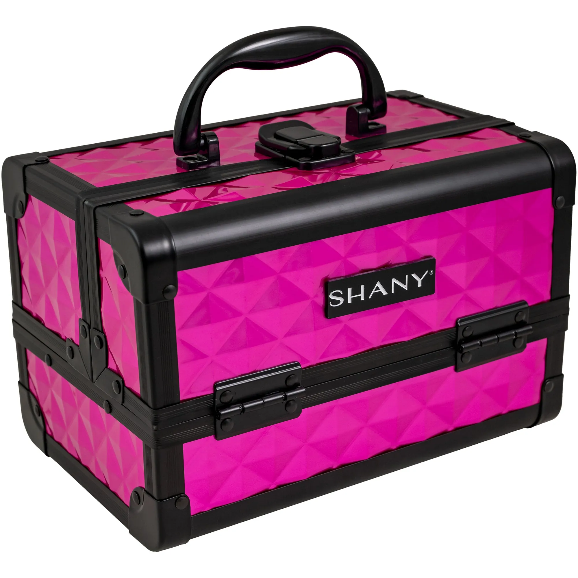 Chic Makeup Train Case with Mirror