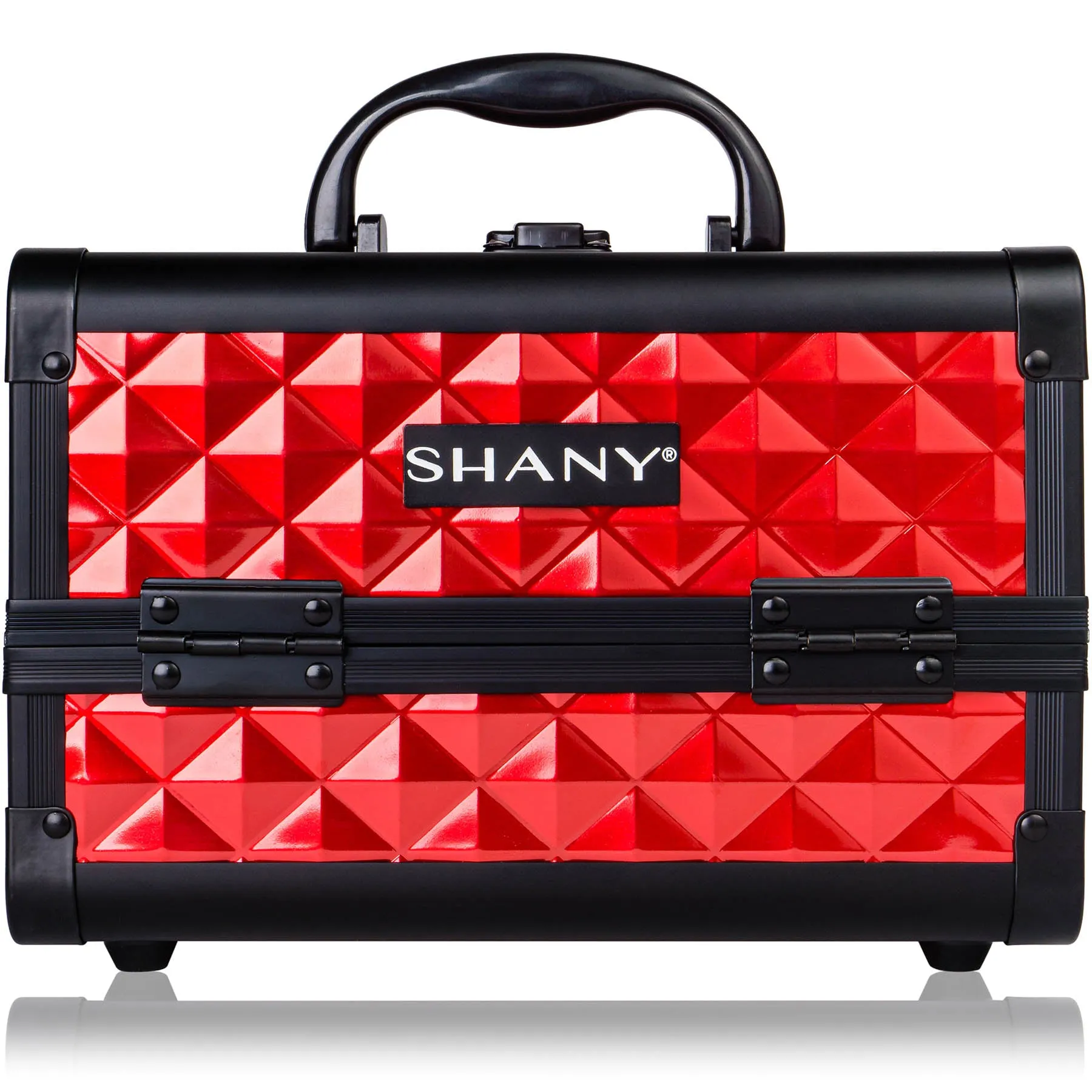 Chic Makeup Train Case with Mirror