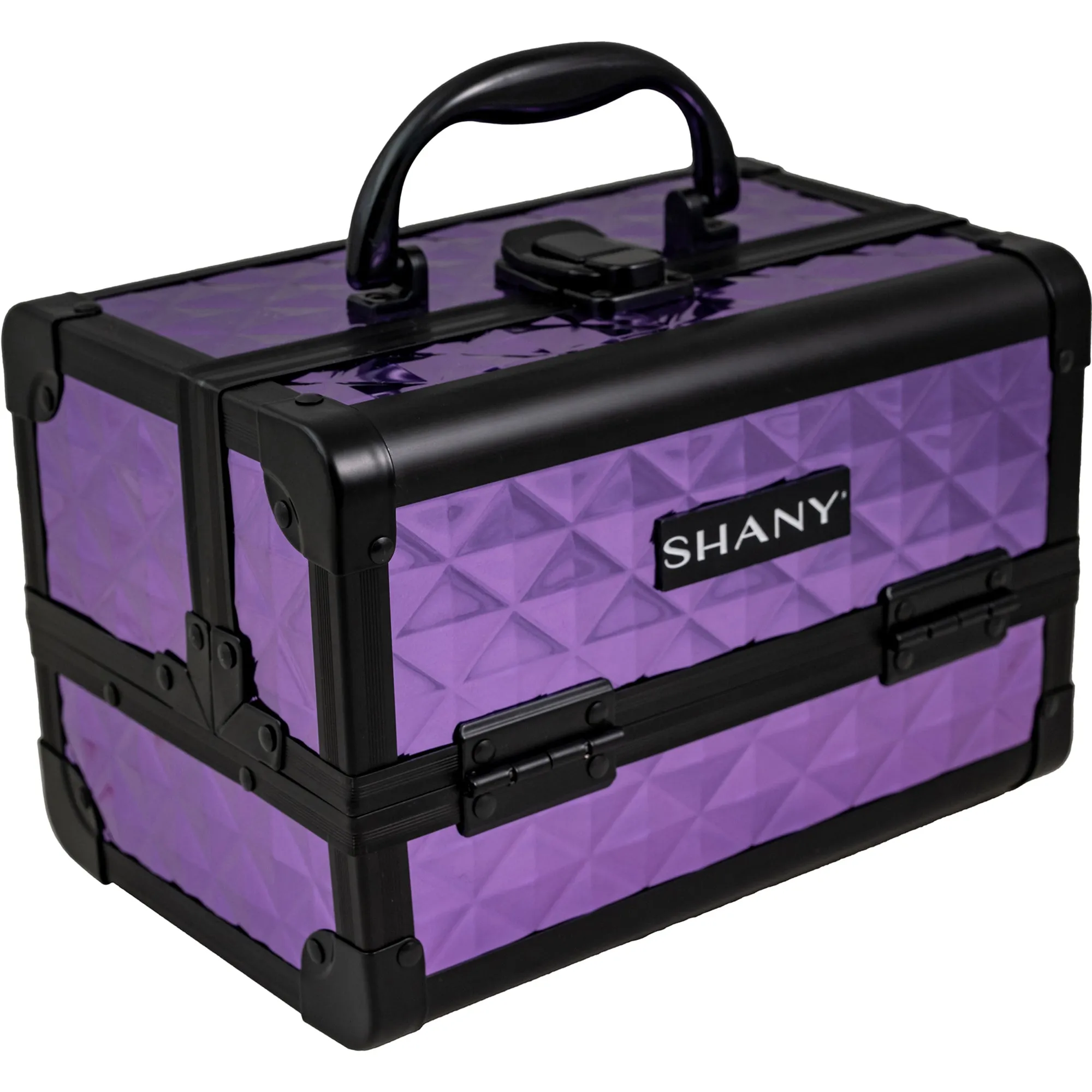 Chic Makeup Train Case with Mirror