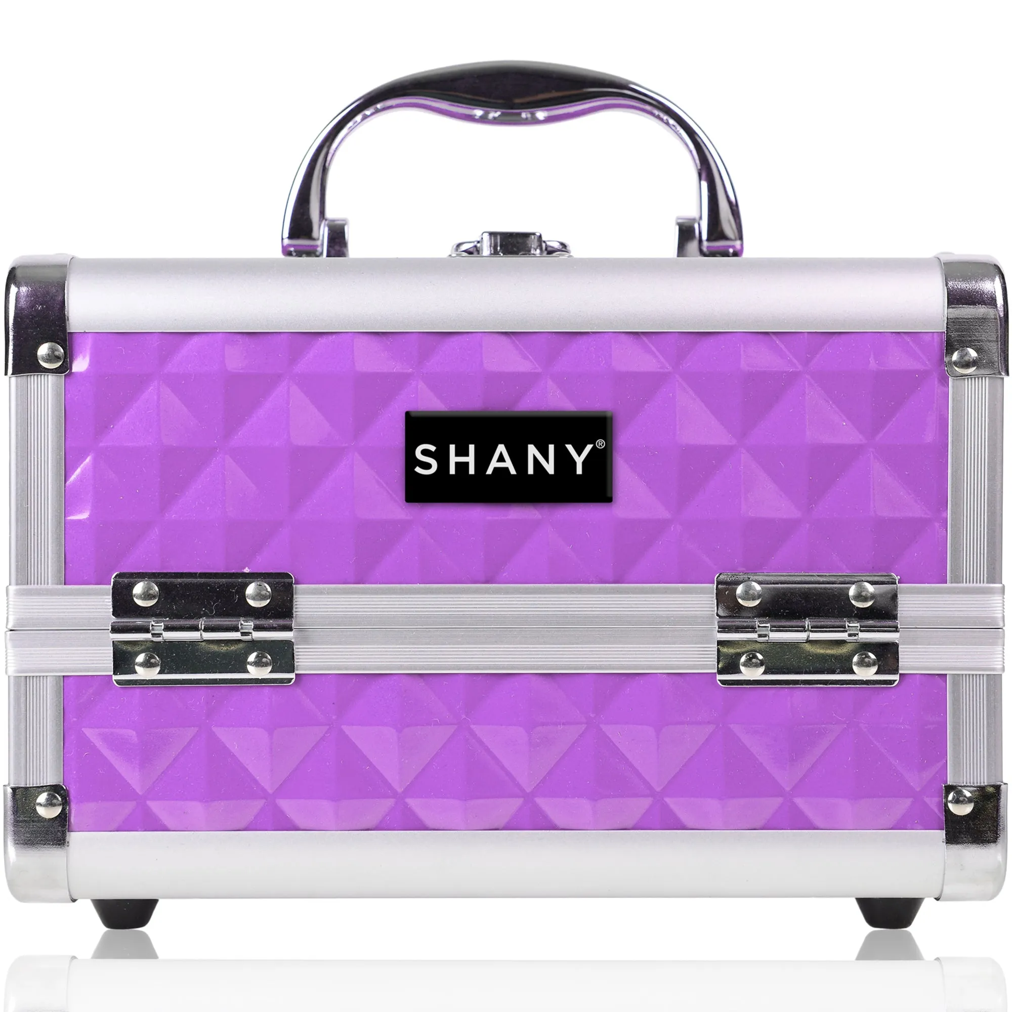 Chic Makeup Train Case with Mirror