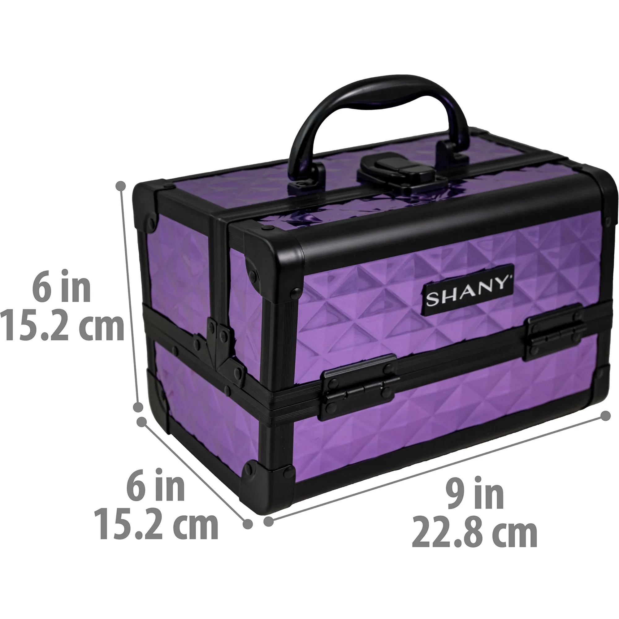 Chic Makeup Train Case with Mirror
